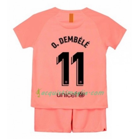 Divisa di Calcio Barcellona O.Dembele 11 Bambino Terza 2018/2019